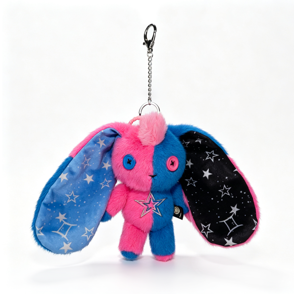 Plushie Dreadfuls - Gemini Rabbit - Plush Keychain