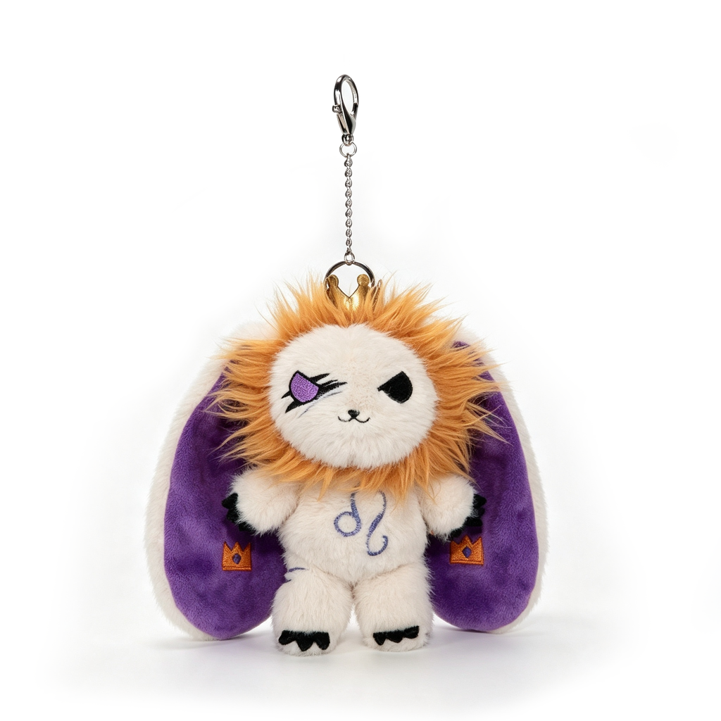 Zodiac Leo Mini Plush Keychain