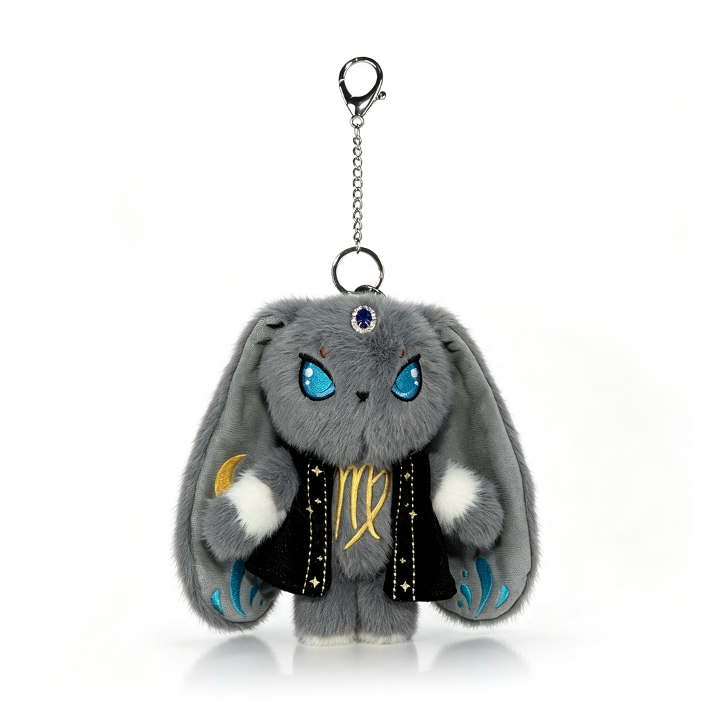 Virgo Rabbit Plush Keychain