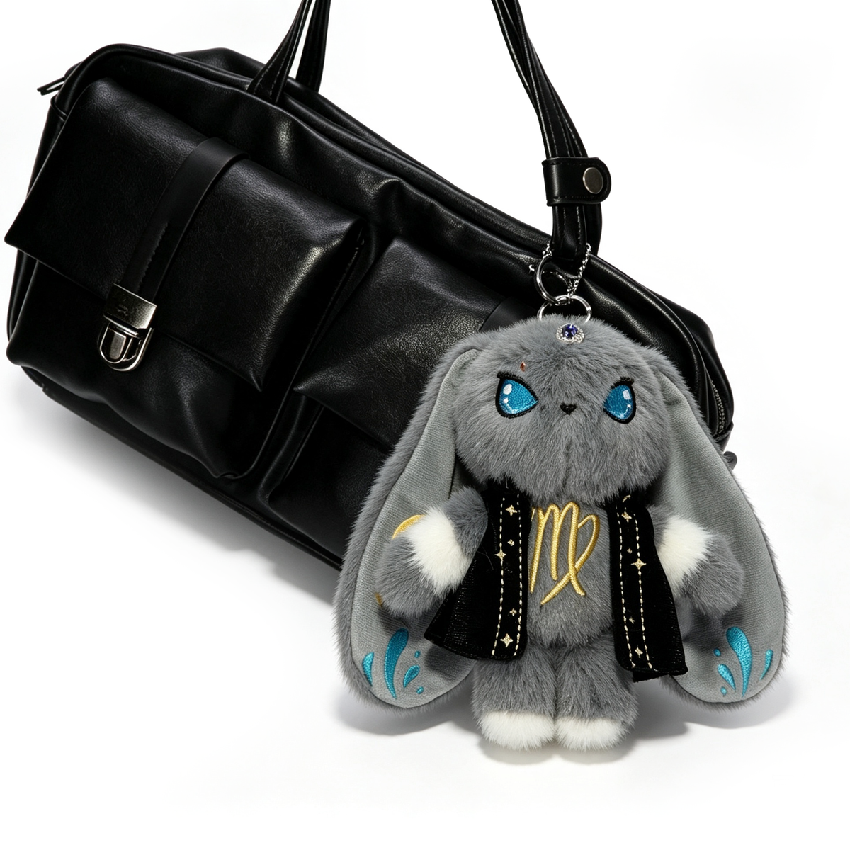 Virgo Rabbit Plush Keychain