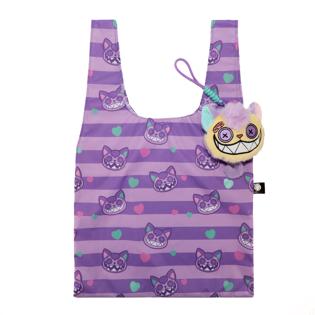 Victorian McGee - Harajuku Cheshire Cat Reusable Shopping Bag Accessory