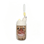 Plushie Dreadfuls  - Burnout Brown Sugar Boba Bunny in Cup - Plush and Cup Collector Set