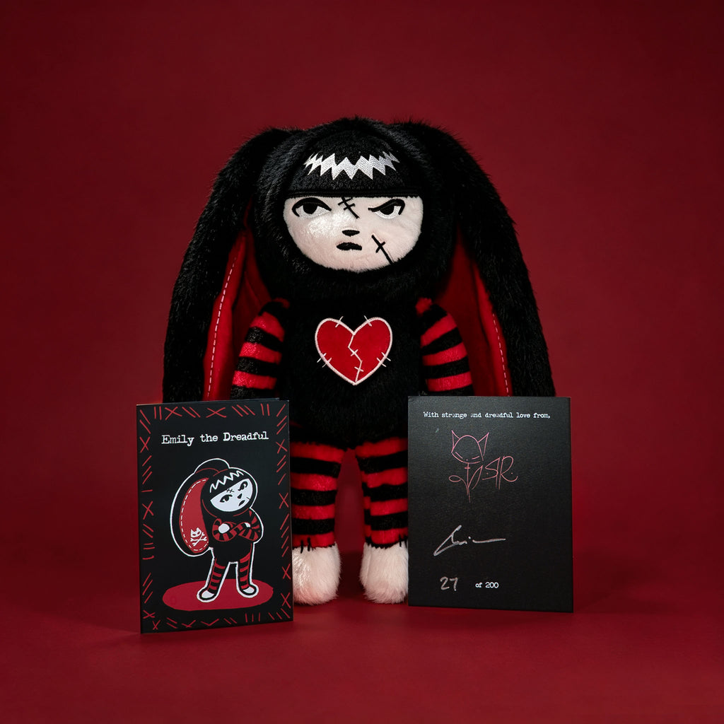 Plushie Dreadfuls - Emily the Strange（エミリー・ザ・ストレンジ）- うさぎぬいぐるみ