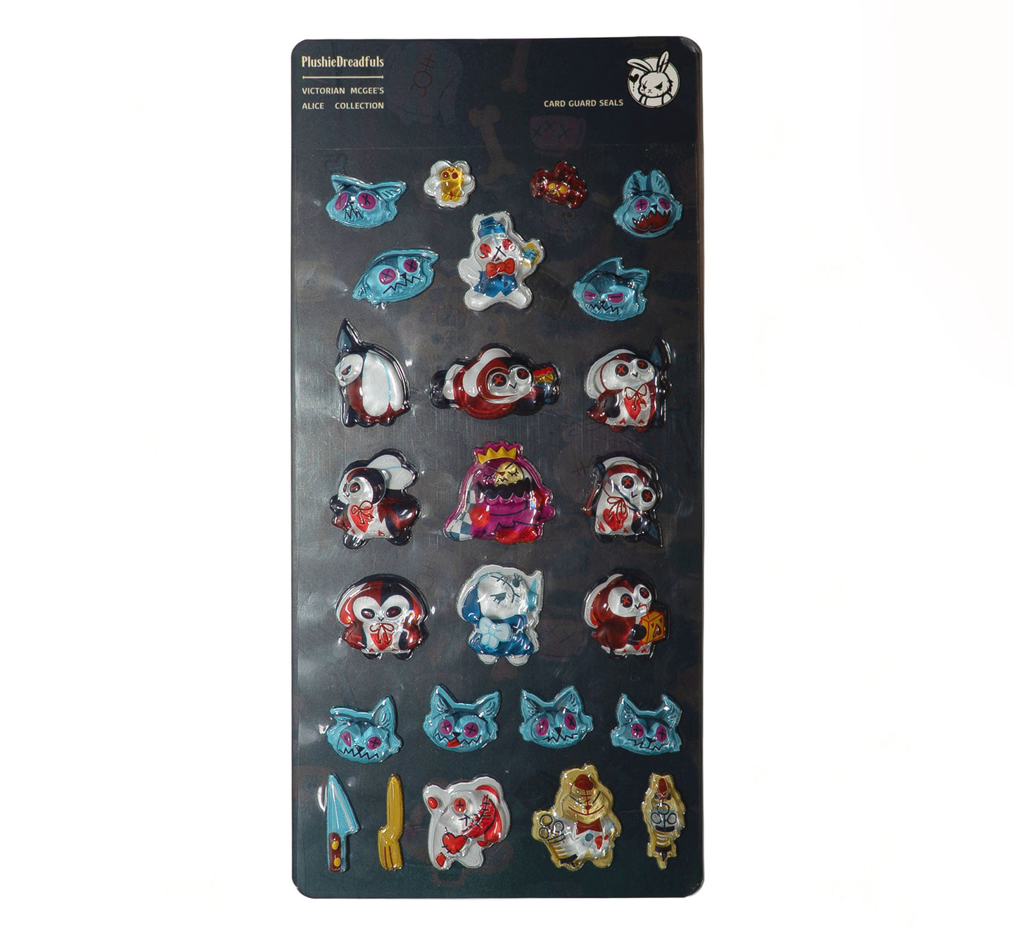 Plushie Dreadfuls Wonderland 3D Sticker Sheet (Vol. 1)