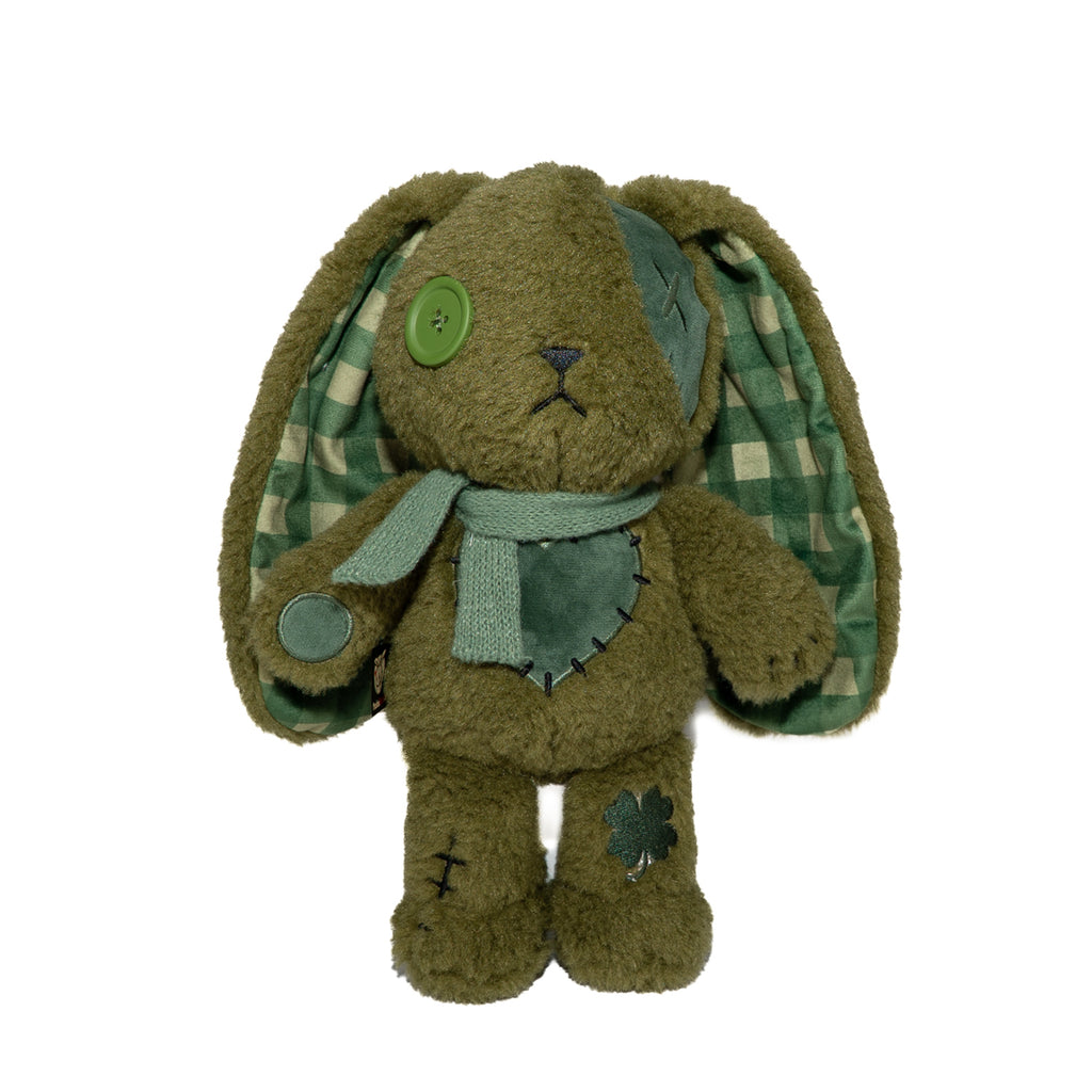 Plushie Dreadfuls - Lucky Green Plaid Love Rabbit - Plush Stuffed Animal