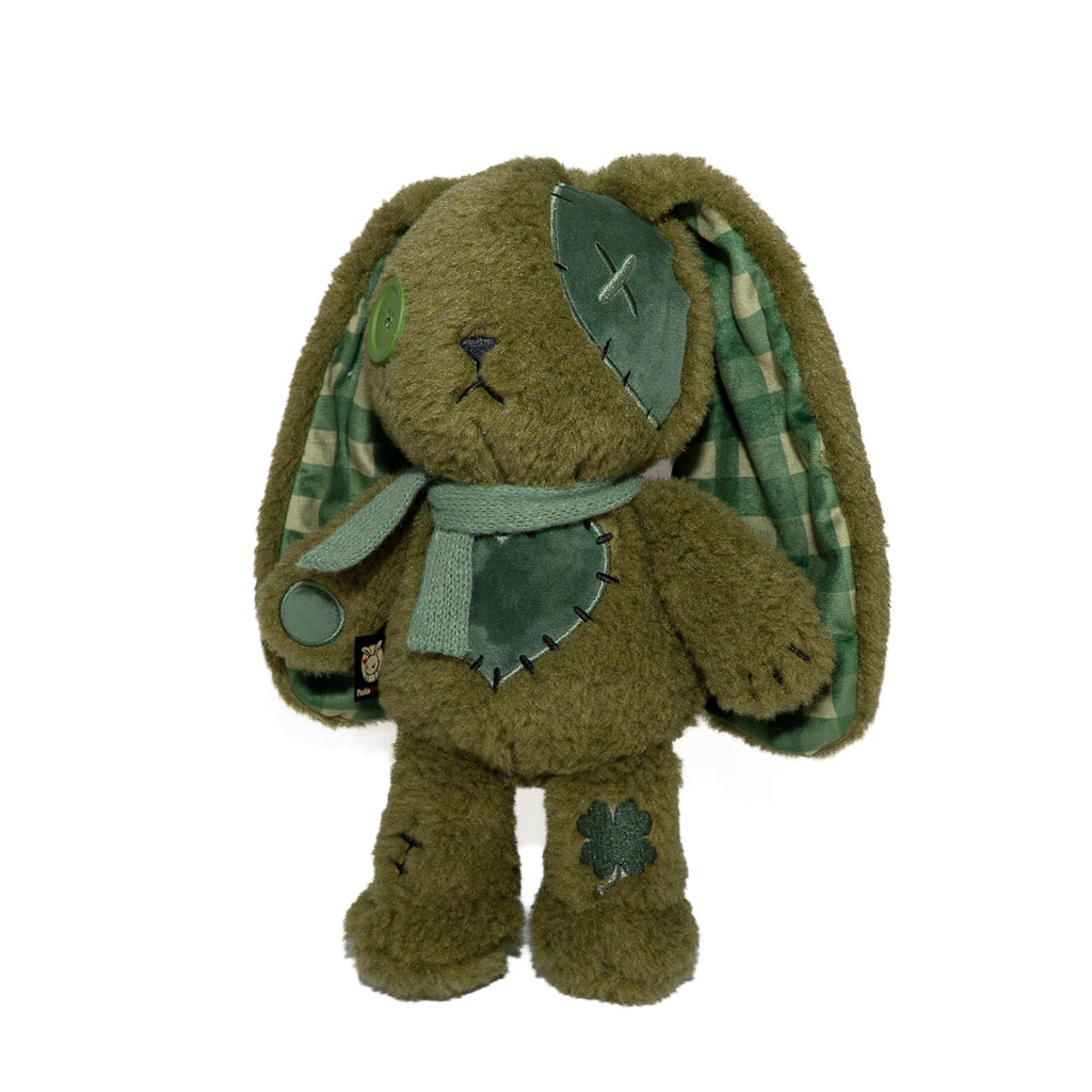 Plushie Dreadfuls - Lucky Green Plaid Love Rabbit - Plush Stuffed Animal