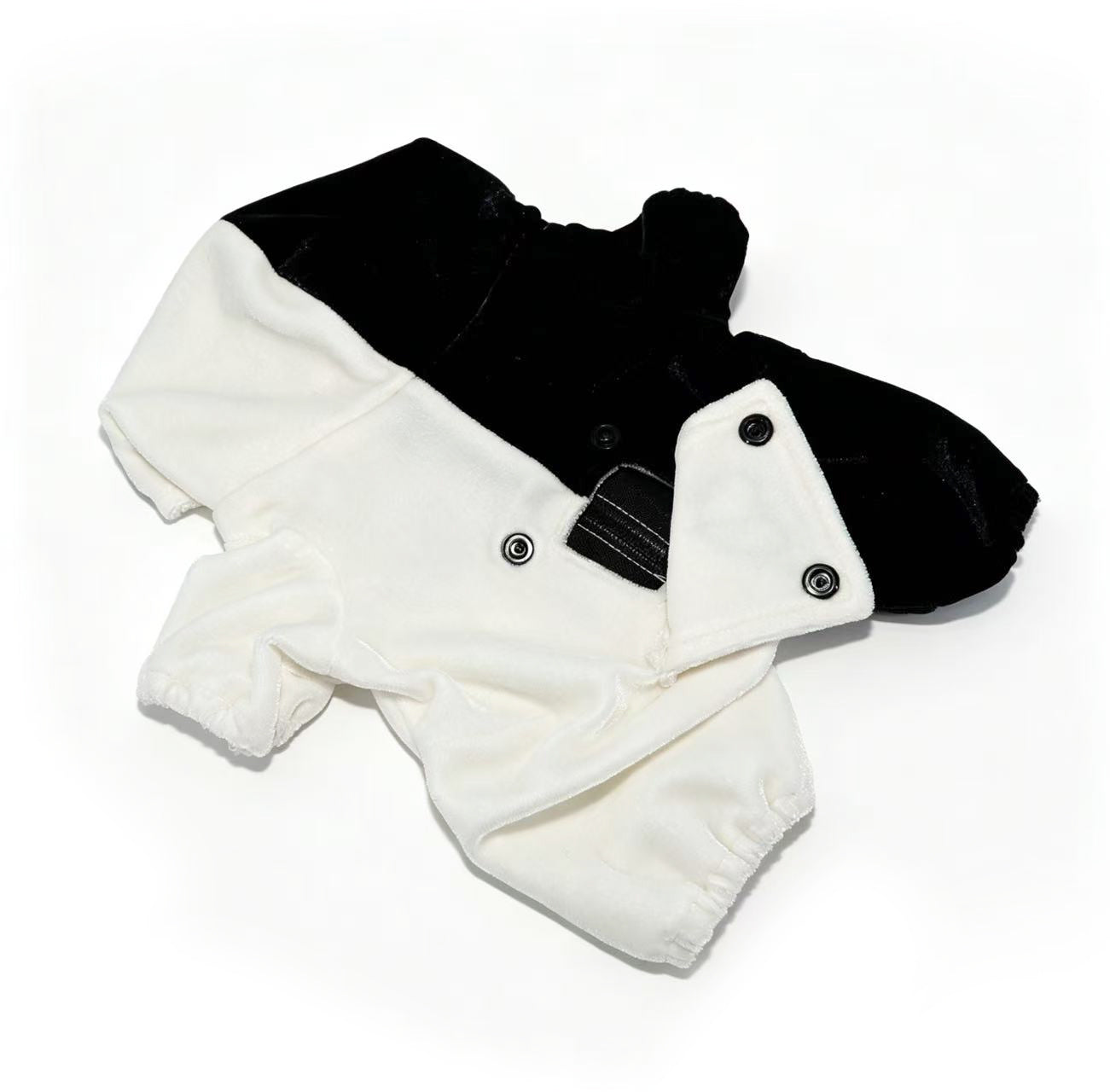 Plushie Dreadfuls Black and White Jumpsuit Outfit