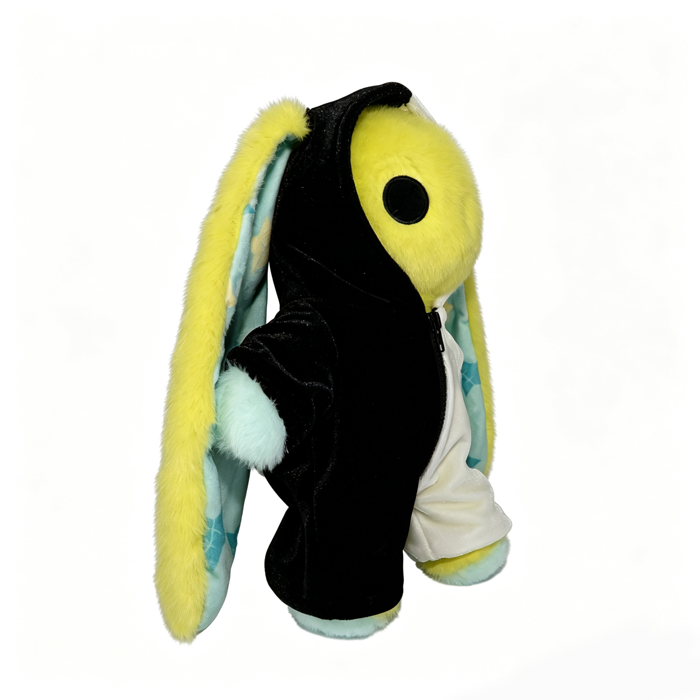 Plushie Dreadfuls Black and White Jumpsuit Outfit