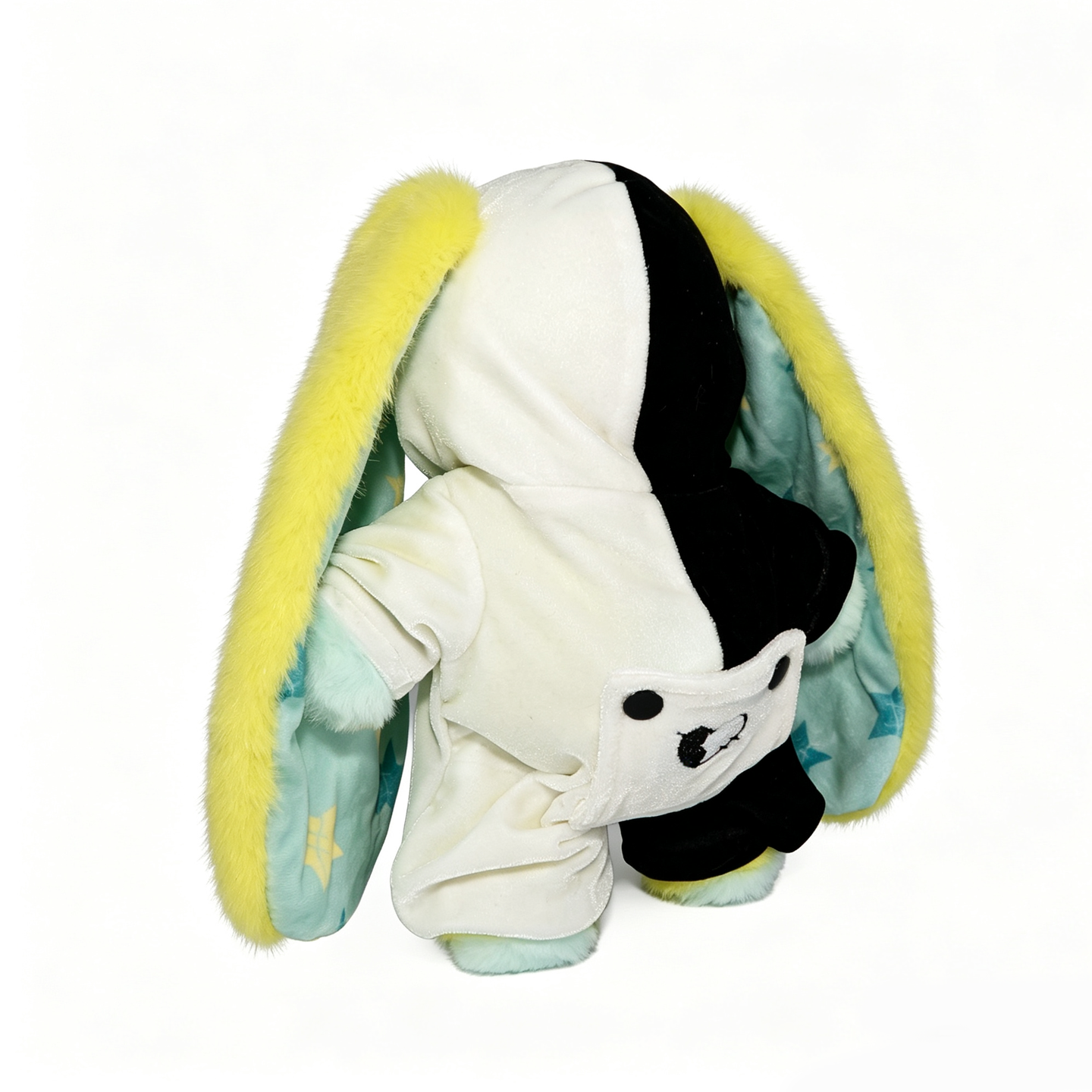 Plushie Dreadfuls Black and White Jumpsuit Outfit