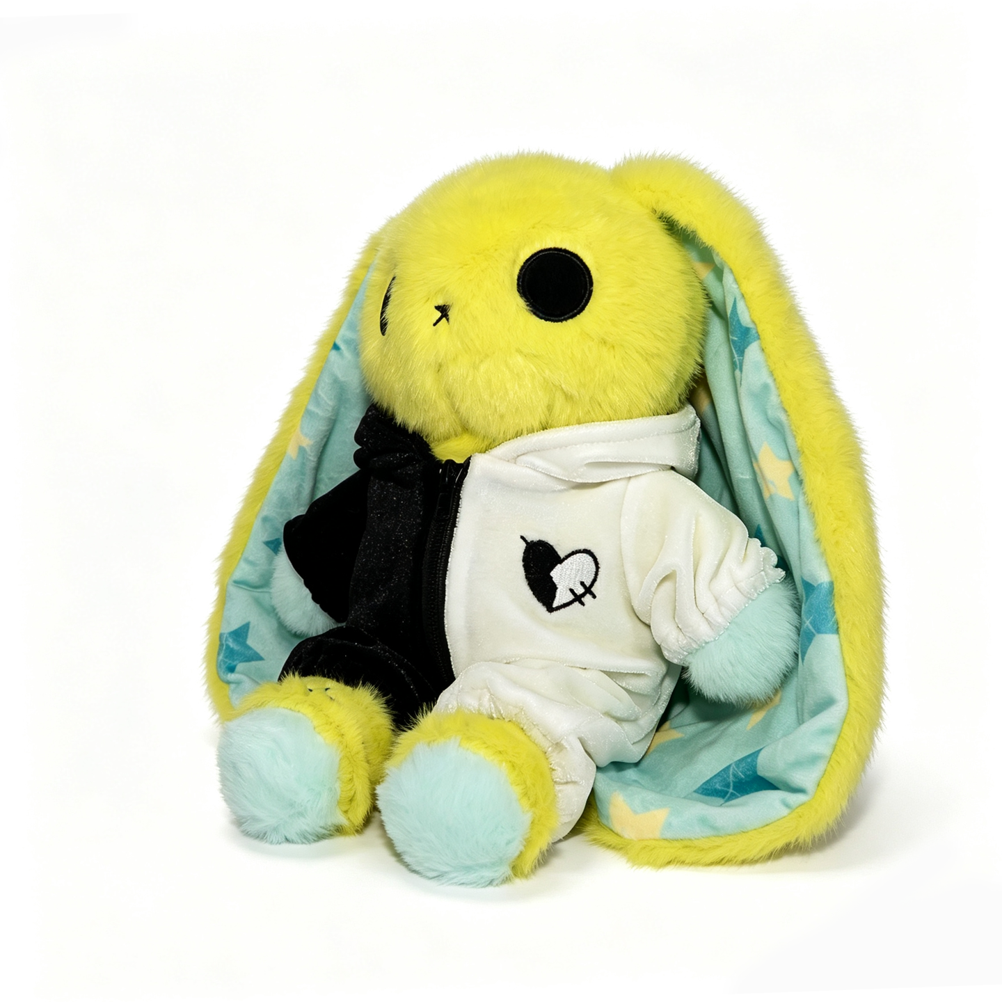 Plushie Dreadfuls Black and White Jumpsuit Outfit