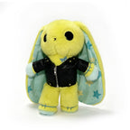 Plush Outfit - Black Leather Jacket