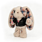 Plush Outfit - Black Leather Jacket