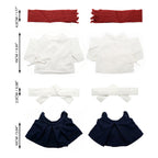 Plushie Dreadfuls Classic Black & White Hakama Plush Outfit