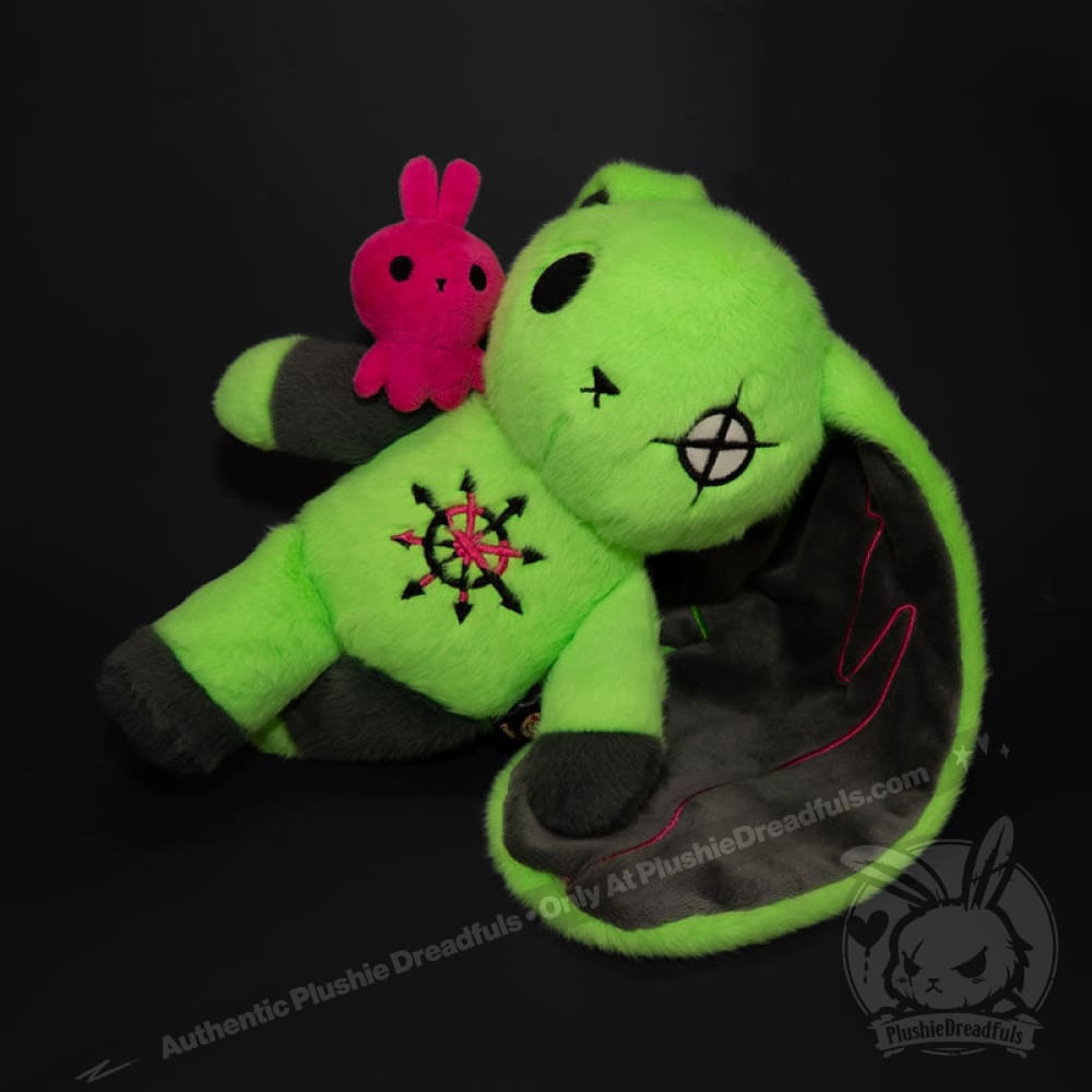 Plushie Dreadfuls - ADHD Rabbit Extra Chaos Edition- Plush Stuffed Animal plush