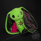 Plushie Dreadfuls - ADHD Rabbit Extra Chaos Edition- Plush Stuffed Animal plush