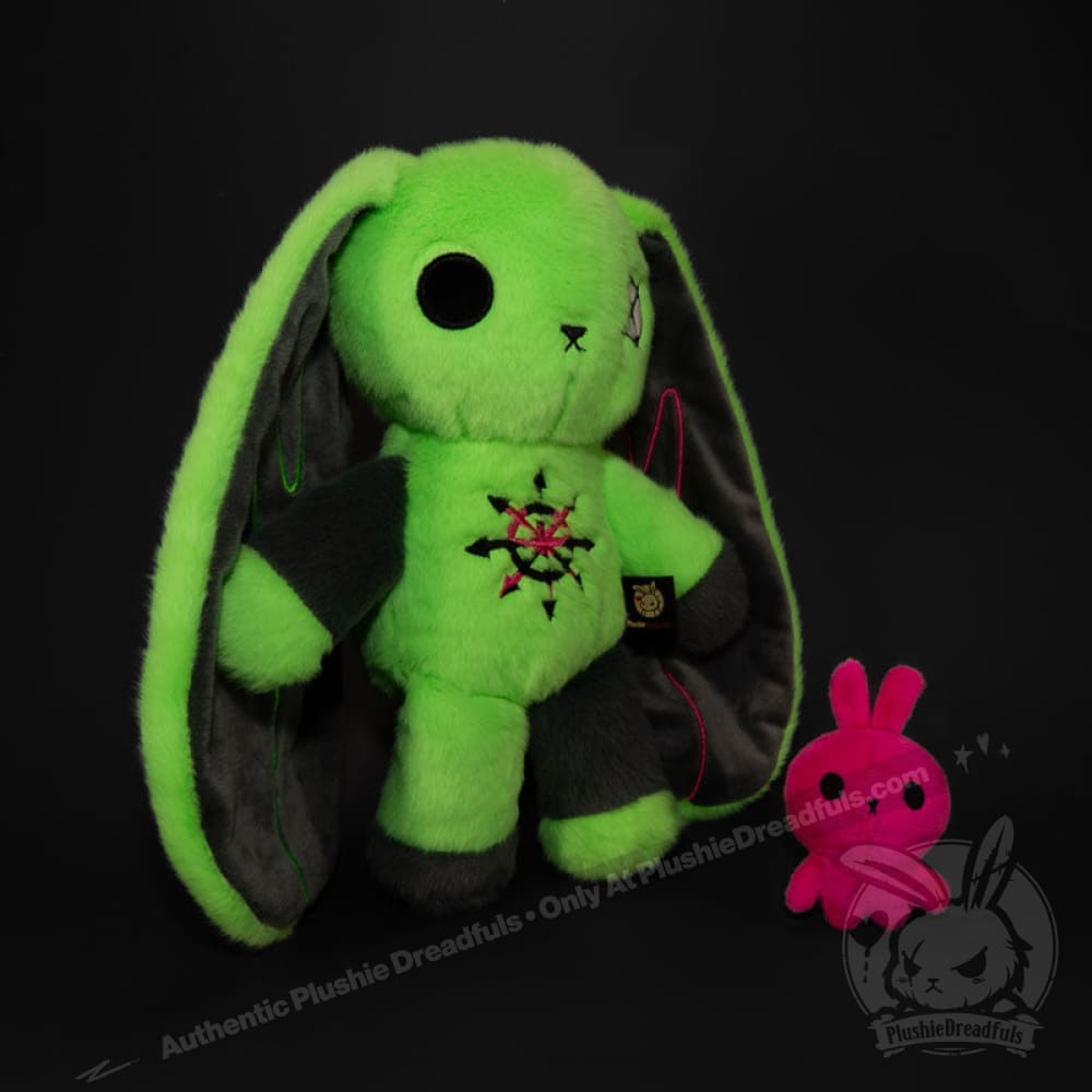 Plushie Dreadfuls - ADHD Rabbit Extra Chaos Edition- Plush Stuffed Animal plush