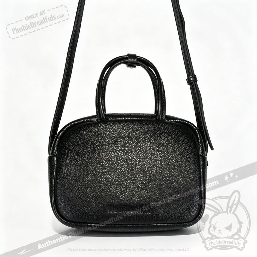 Alice in Wonderland Leather Bag with Plush Keychain - Ita Bag