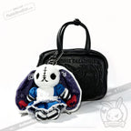 Alice in Wonderland Leather Bag with Plush Keychain - Ita Bag
