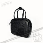 Alice in Wonderland Leather Bag with Plush Keychain - Ita Bag