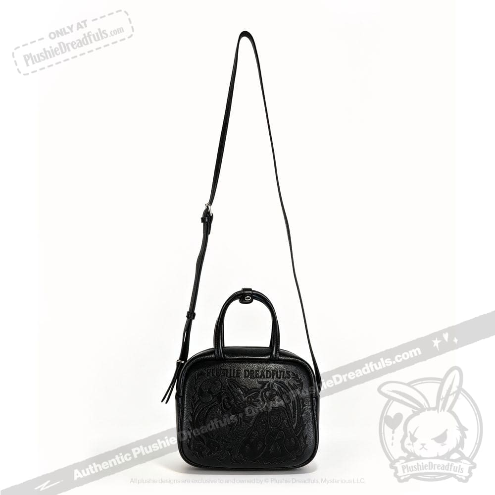 Alice in Wonderland Leather Bag with Plush Keychain - Ita Bag