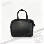 Alice in Wonderland Leather Bag with Plush Keychain - Ita Bag