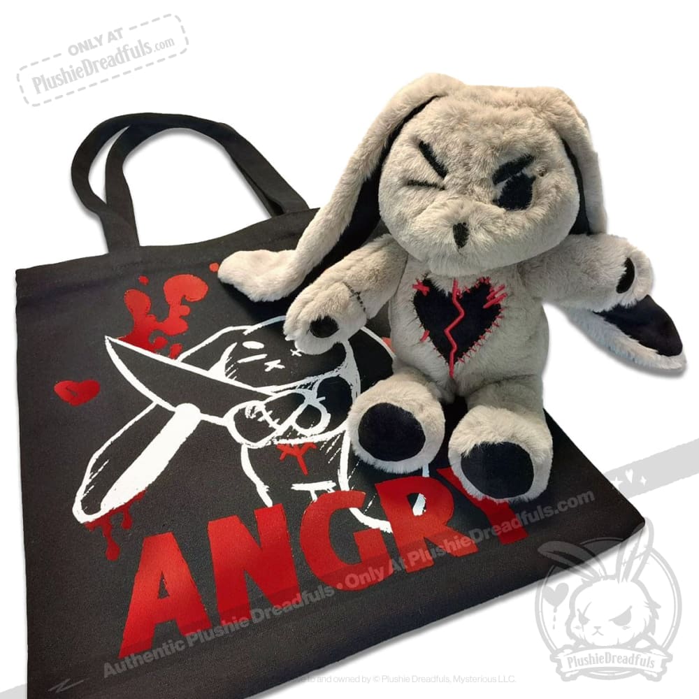 Plushie Dreadfuls -  Angry Rabbit - Mysterious