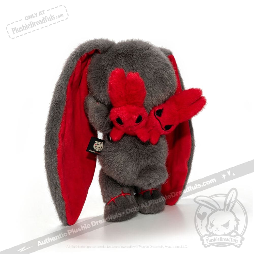 Plushie Dreadfuls - Anxiety Rabbit Dark Grey Limited Edition - Plush Stuffed Animal - plush