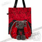 Plushie Dreadfuls - Anxiety Rabbit Dark Grey Limited Edition - Plush Stuffed Animal - plush