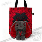 Plushie Dreadfuls - Anxiety Rabbit Dark Grey Limited Edition - Plush Stuffed Animal - plush