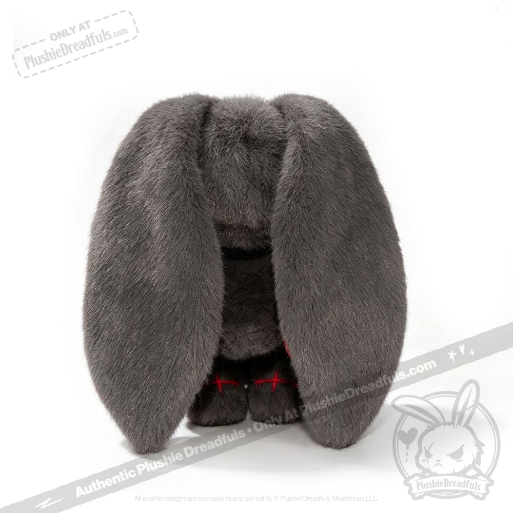 Plushie Dreadfuls - Anxiety Rabbit Dark Grey Limited Edition - Plush Stuffed Animal - plush