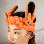 Anxiety Rabbit Plush Headband Set - Mysterious