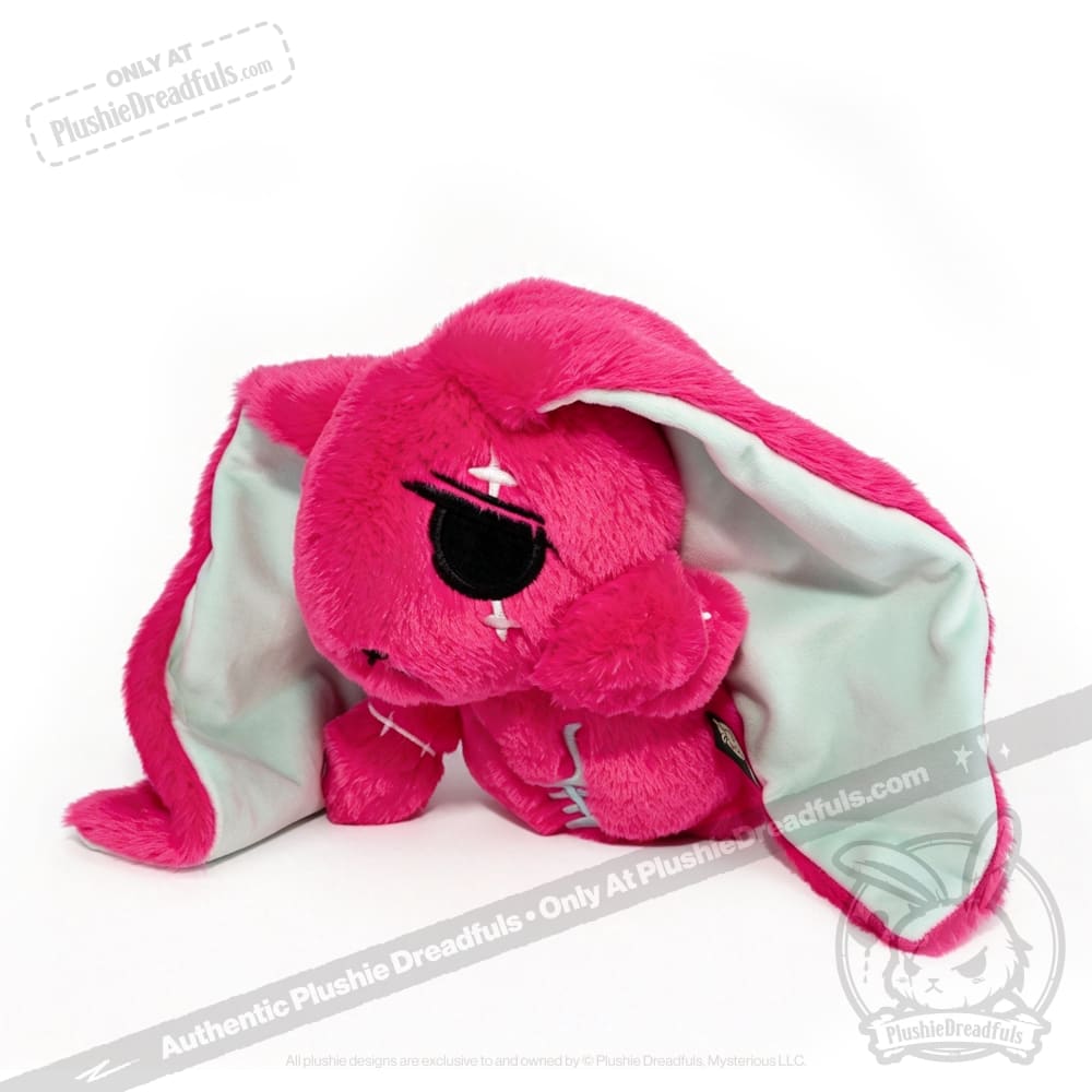 Anxiety Rabbit Hot Pink and Mint Limited Edition - Plush Stuffed Animal - plush
