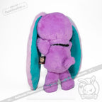 Plushie Dreadfuls - Anxiety Rabbit (PURPLE TEAL Limited Edition) - Plush Stuffed Animal plush