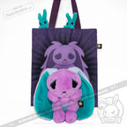 Plushie Dreadfuls - Anxiety Rabbit (PURPLE TEAL Limited Edition) - Plush Stuffed Animal plush