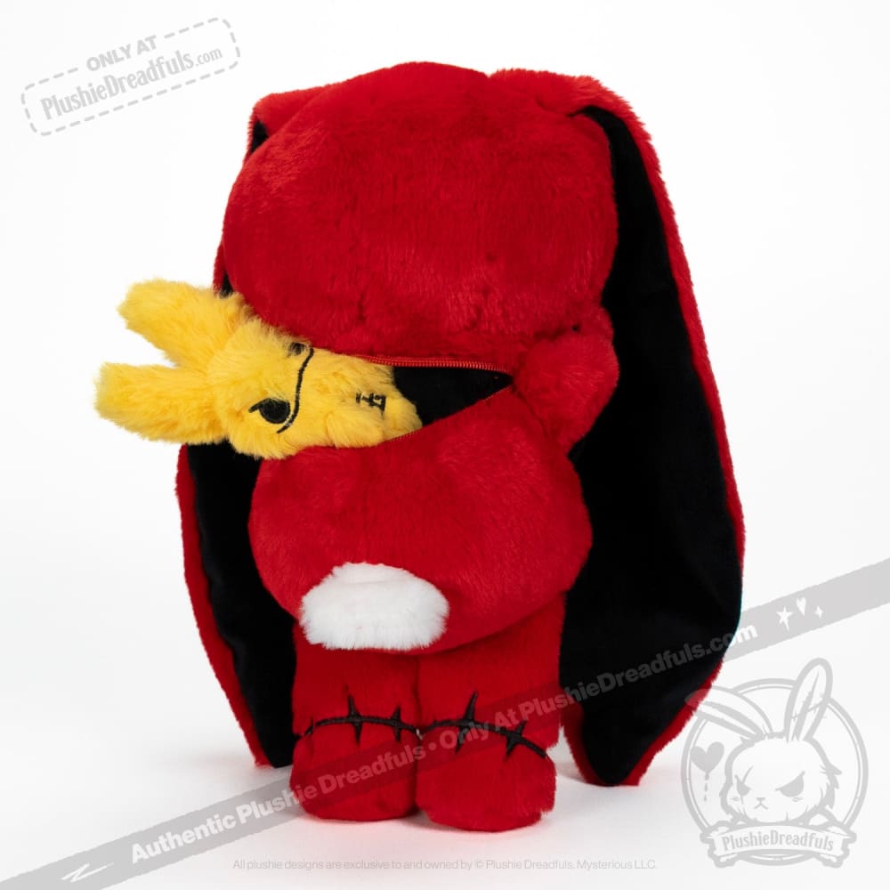 Plushie Dreadfuls Anxiety Rabbit Red ’Pressure’ Edition Plush Stuffed Animal toy