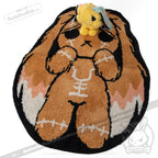 Anxiety Rabbit Rug Home Decoration