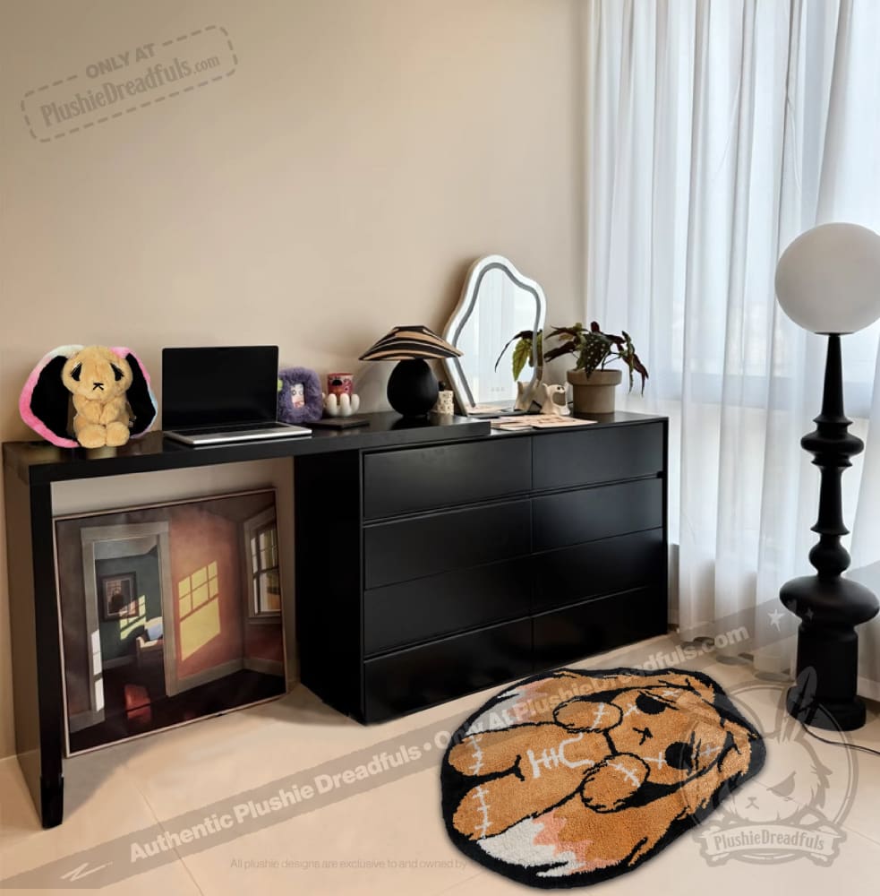 Anxiety Rabbit Rug Home Decoration