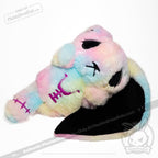 Plushie Dreadfuls - Anxiety Rabbit Tie Dye Limited Edition - Plush Stuffed Animal plush