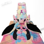 Plushie Dreadfuls - Anxiety Rabbit Tie Dye Limited Edition - Plush Stuffed Animal plush