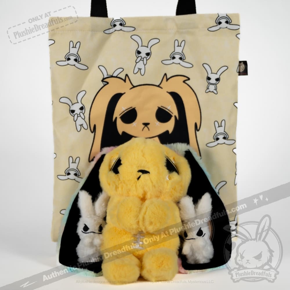Plushie Dreadfuls - Anxiety Rabbit (Yellow Limited Edition) Plush Stuffed Animal Plush