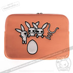 Plushie Dreadfuls Anxiety Rabbit Zip Tablet Laptop Sleeve Ipad Case