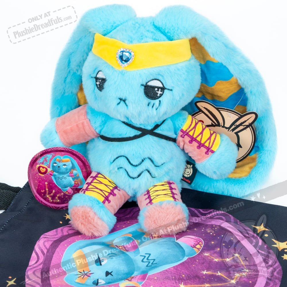 Plushie Dreadfuls - Aquarius Rabbit - Plush Stuffed Animal - Mysterious