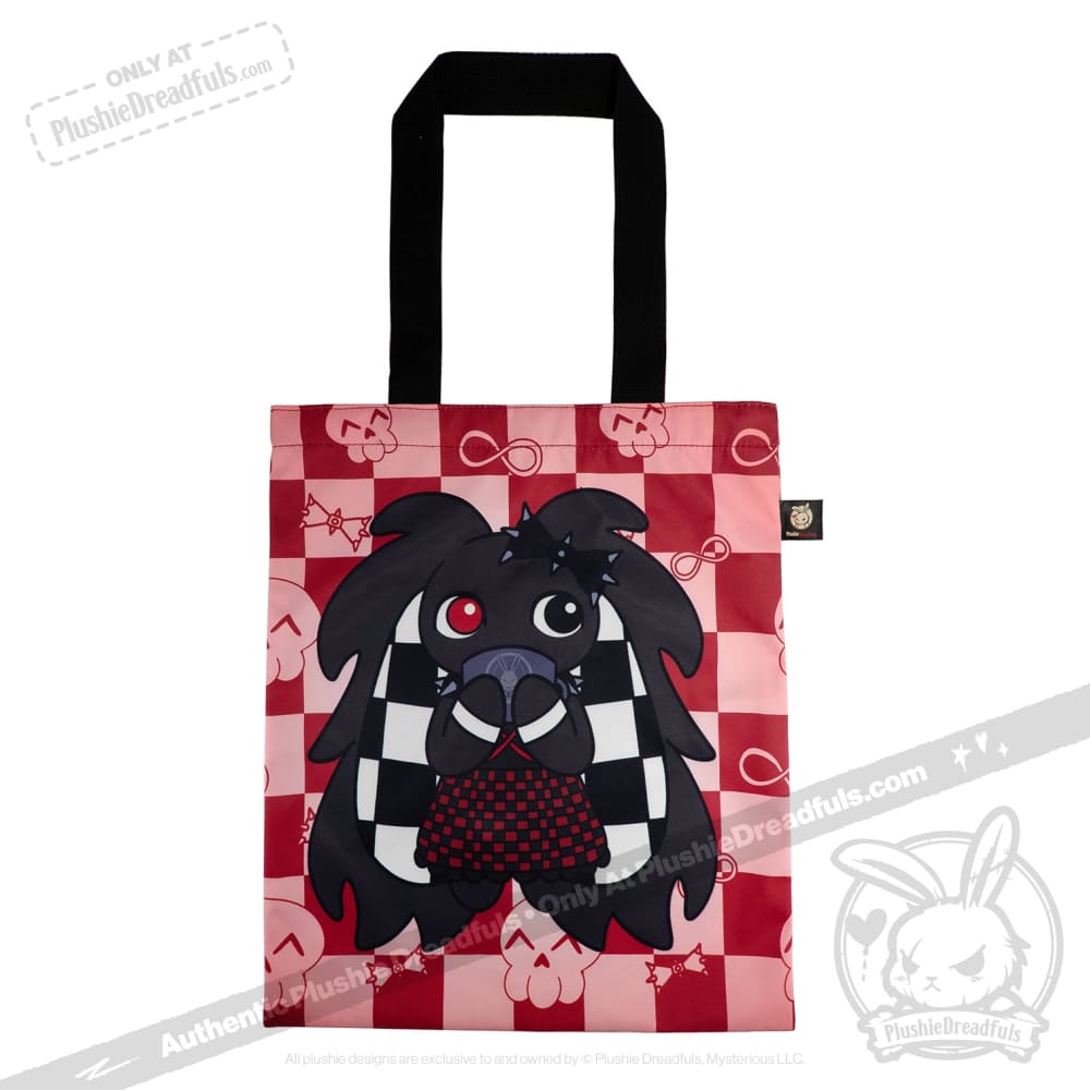 Autism Spectrum Rabbit Goth Edition - Plush Rabbit Stuffed Animal - plush