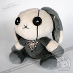 Plushie Dreadfuls -Avoidant Personality Disorder Rabbit - Plush Stuffed Animal - Mysterious