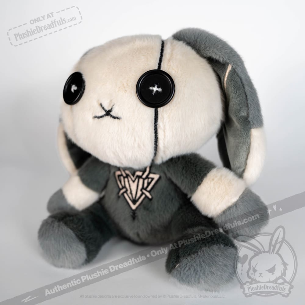 Plushie Dreadfuls -Avoidant Personality Disorder Rabbit - Plush Stuffed Animal - Mysterious