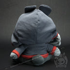 Plushie Dreadfuls -Avoidant Personality Disorder Rabbit - Plush Stuffed Animal - Mysterious