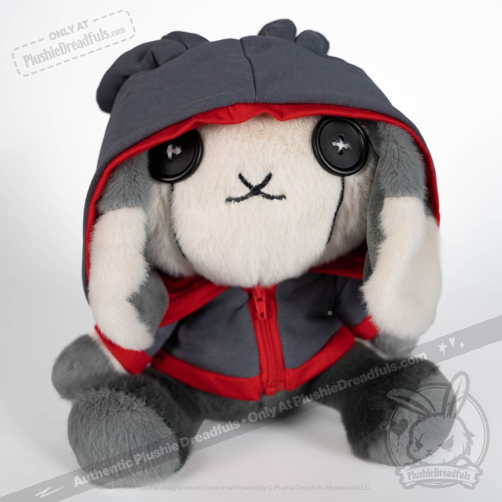 Plushie Dreadfuls -Avoidant Personality Disorder Rabbit - Plush Stuffed Animal - Mysterious