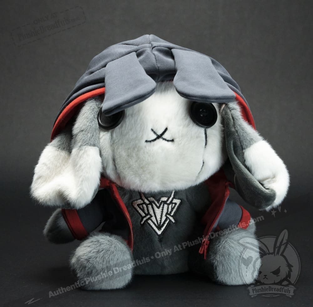Plushie Dreadfuls -Avoidant Personality Disorder Rabbit - Plush Stuffed Animal - Mysterious