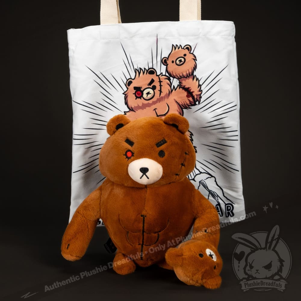 Plushie Dreadfuls - Bearfisted Ripped Bear Plush Stuffed Animal Toy