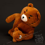 Plushie Dreadfuls - Bearfisted Ripped Bear Plush Stuffed Animal Toy